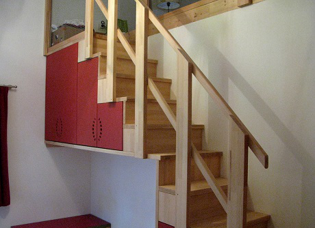 Chambre enfant MDF rouge