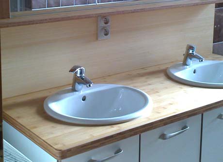 SDB Bambou + MDF Blanc