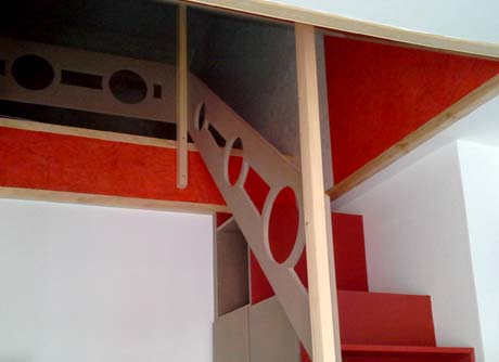 Meuble en escalier